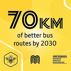 70KM Of Better Bus Routes By 2030