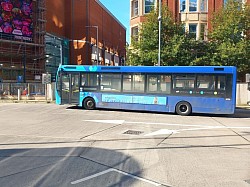 Here is Enviro 200 Ex Diamond Bus North West 4036 YX17 NJJ on Layover in Shudehill Bus Station