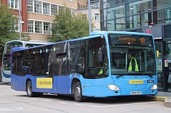 Mercedes Benz Citaro Ex Diamond Bus North West 6253 BD64 NCN in Shudehill Bus Station